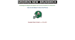 Desktop Screenshot of gridironnewbrunswick.org